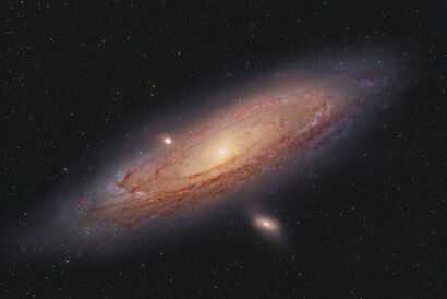 Andromeda Galaxy - a Photographic Art Artowrk by Carlotta Roda